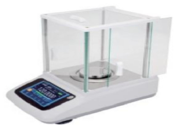 ND 300g 0.1mg white Electromagnetic Balance cover optional RS485 Support Internal Automatic Calibration With Pan Size Φ80mm