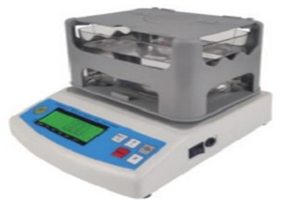 JL LCD Economical Solid Densimeter 600g high accuracy Automatic Water Temperature Compensation For Powder Metallurgy