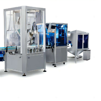 MY-GZX-FJ automatic Powder Filling Machine Production Line For Coffee Powder 15-45 Cans/minute 8-13KW