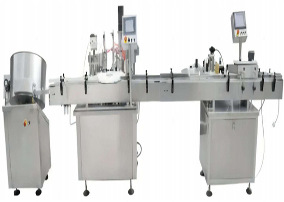 MY-GZJ-YYS 2-50ml ±1% Eye Drops Filling Production machine Line 30-50 Bottles/minute 4KW 220V