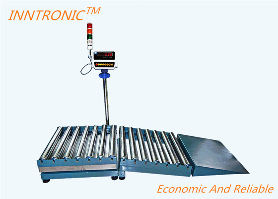 RC6060 Stainless steel SS304 Industry Roller Conveyor Weight Scale kg, lb with ramp IP66 RS485 500kg With LED Display