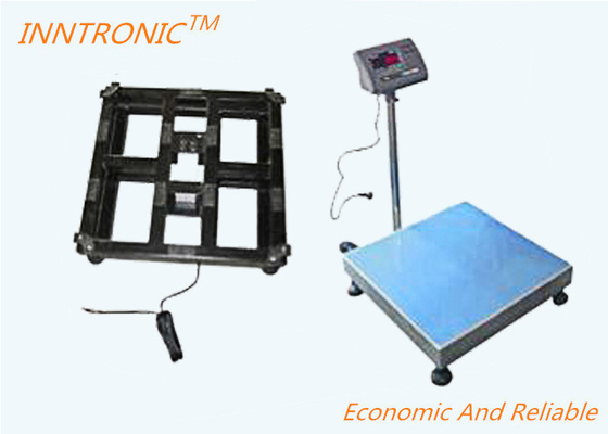 INBS-A-300kg 600 Lb Mild Steel Industry Weighing Scale Heavy Duty blue Platform scale with indicator AC 220V / 50Hz