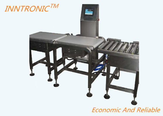 STAINLESS STEEL Automatic Check Weight Machine line INCW-450 200 To 30000g In Motion Checkweigher for PVC PE BAG35p/min