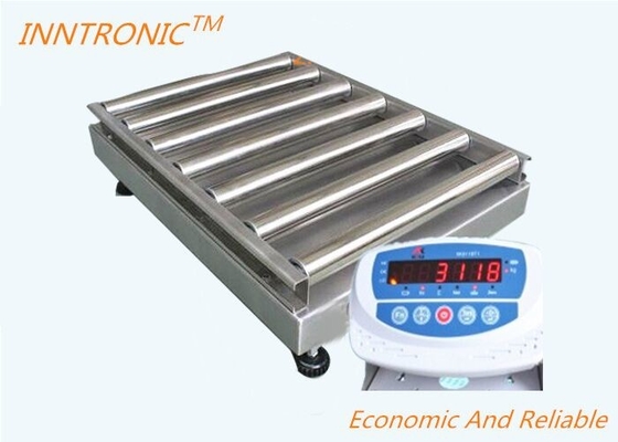 Roller Conveyor Scale IP66 600kg C3 Heavy Duty Gravity Roller 600*600CM 2 4GHZ with indicator display