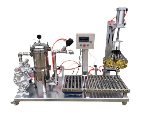 LAGZ-GT Weighing And Packing Filling Machine 50KG 1G Roller 500ml  IP66 for automatic liquid filling 0.05(%)
