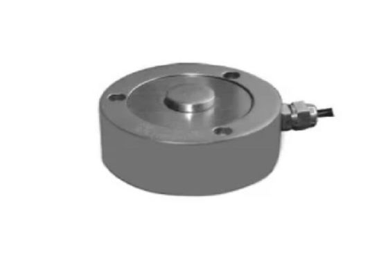 636A 5T استیل آلیاژ تنش و فشرده سازی وزن بار سلول سنسور نیروی دیسک گرد برای پل وزن 2.5 ± 10% mV / V